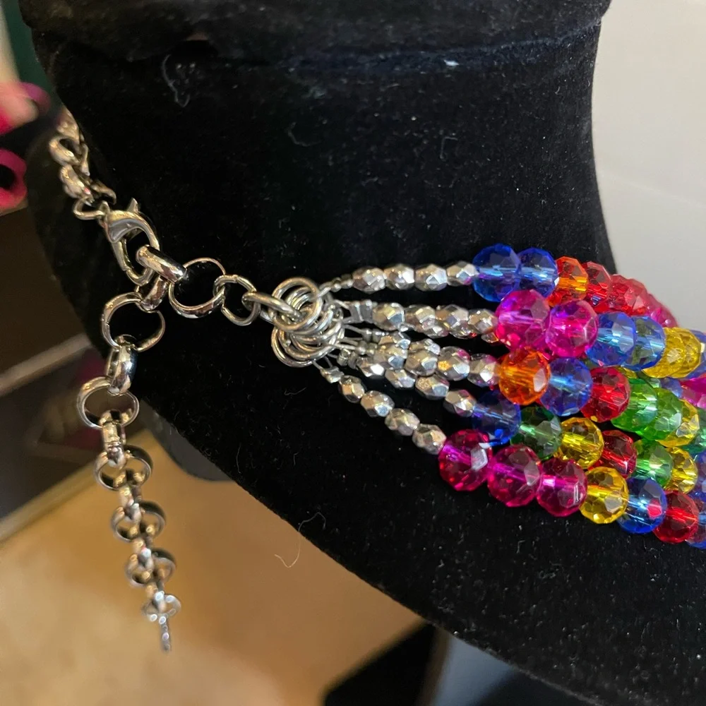 Sassy Jones Multicolor Beaded Necklace - Picture 8 of 9